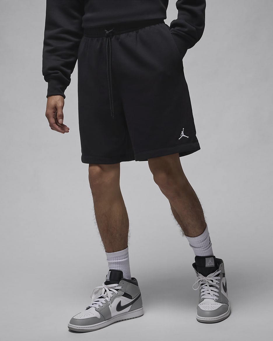 Jordan fleece shorts black 2025
